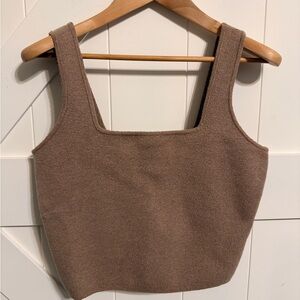 Abercrombie & Fitch Brown Square Neck Tank Top Women’s XL